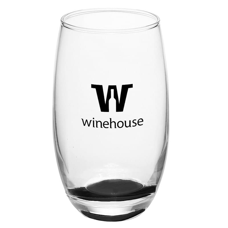 15 oz. Mikonos Clear Stemless Wine Glasses