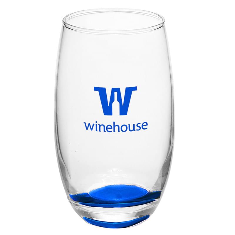15 oz. Mikonos Clear Stemless Wine Glasses