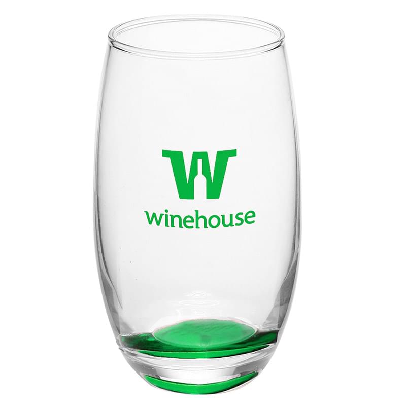 15 oz. Mikonos Clear Stemless Wine Glasses