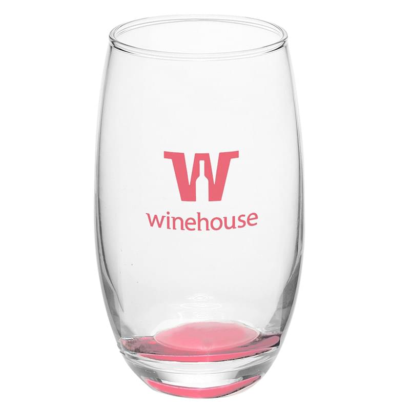 15 oz. Mikonos Clear Stemless Wine Glasses