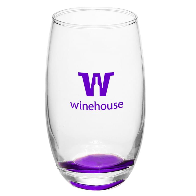 15 oz. Mikonos Clear Stemless Wine Glasses