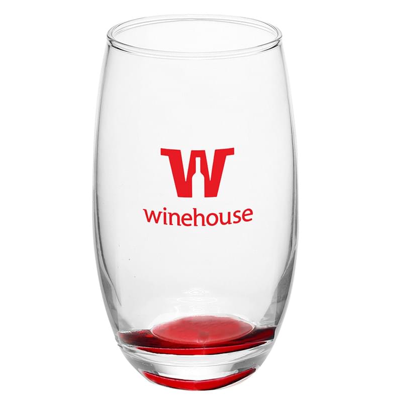 15 oz. Mikonos Clear Stemless Wine Glasses