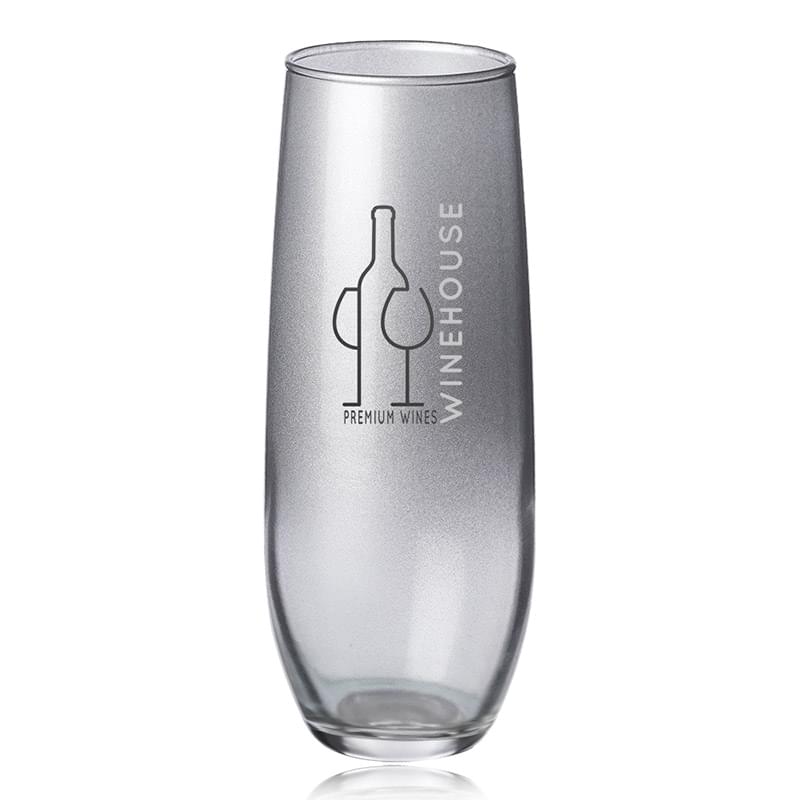 9 oz Gradient Stemless Champagne Glass