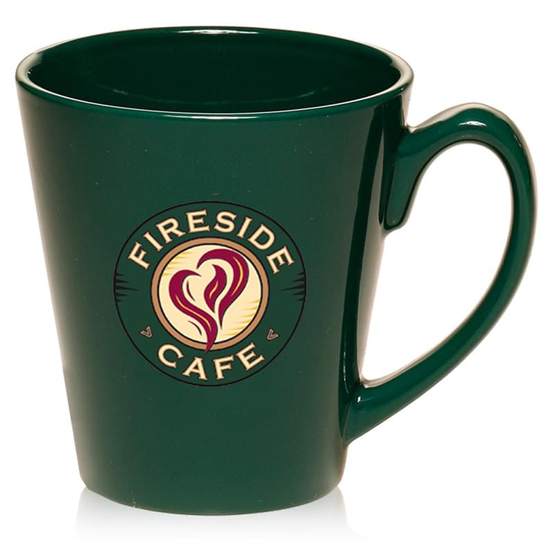 12 oz. Glossy Ceramic Latte Coffee Mug