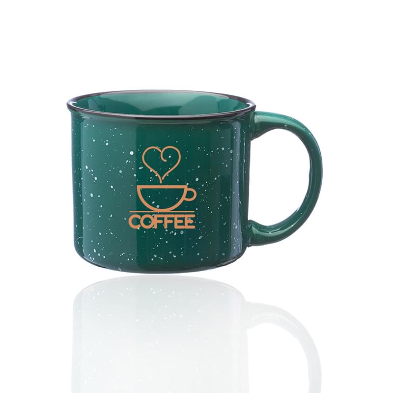 13 oz. Ceramic Campfire Coffee Mugs