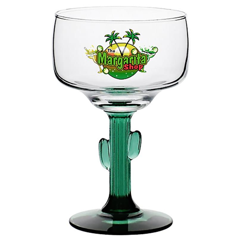 12 oz. Libbey Cactus Etched Margarita Glass