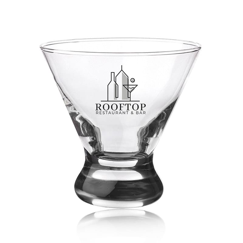 8.25 oz. Cosmopolitan Stemless Martini Glasses