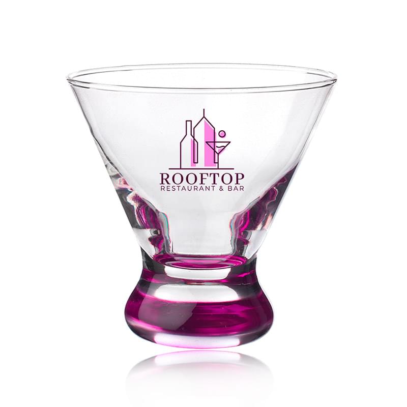 8.25 oz. Cosmopolitan Stemless Martini Glasses