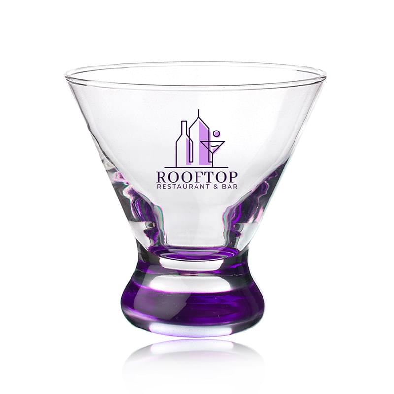 8.25 oz. Cosmopolitan Stemless Martini Glasses