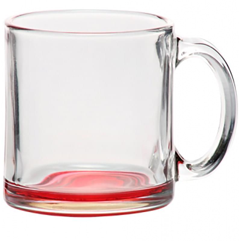 13 oz. Clear Glass Coffee Mugs