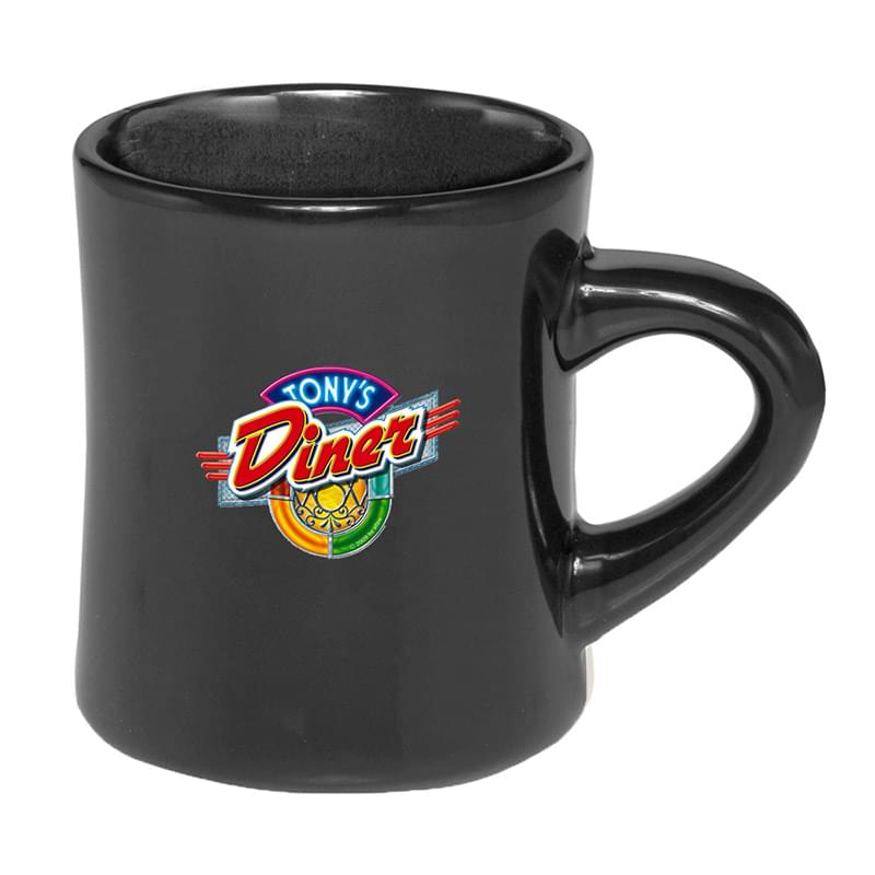 12 oz. Thick Grip Glossy Ceramic Diner Mugs