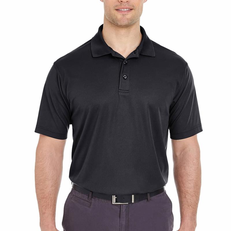 Printed UltraClub(R) Men's Cool & Dry Mesh Pique Polo Shirt