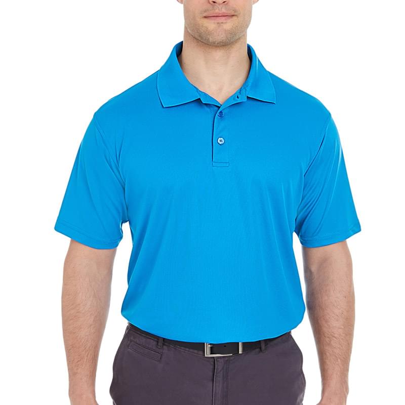 Printed UltraClub(R) Men's Cool & Dry Mesh Pique Polo Shirt