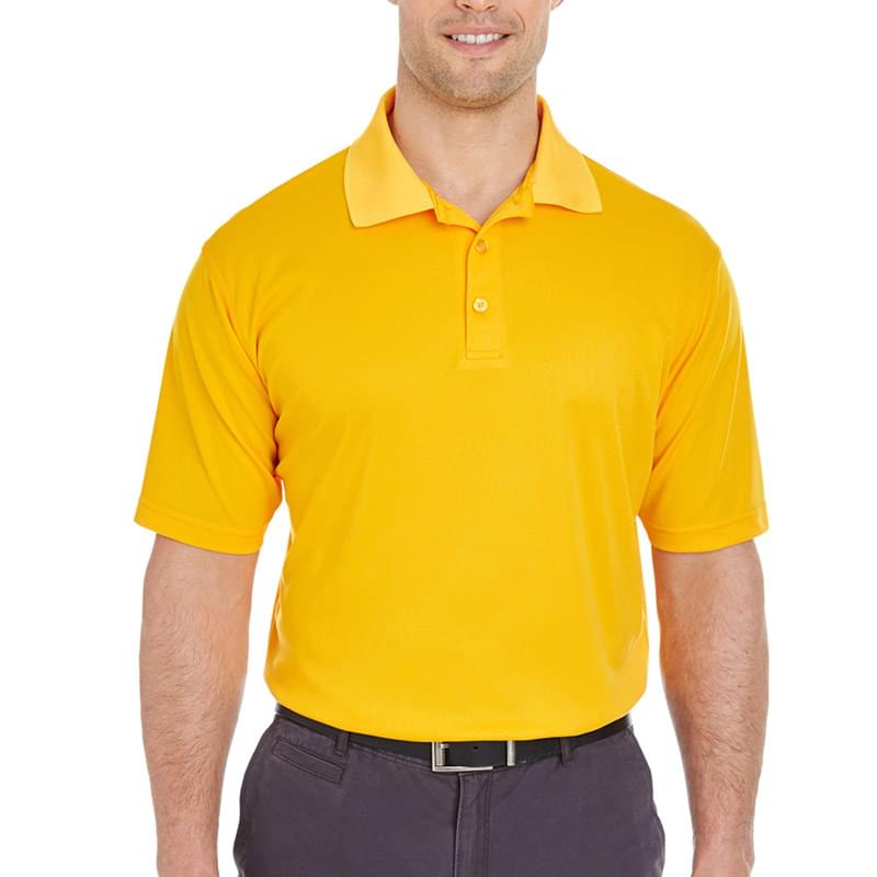 Printed UltraClub(R) Men's Cool & Dry Mesh Pique Polo Shirt