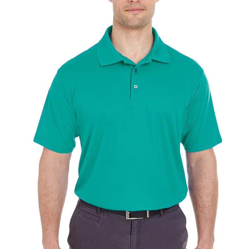Printed UltraClub(R) Men's Cool & Dry Mesh Pique Polo Shirt