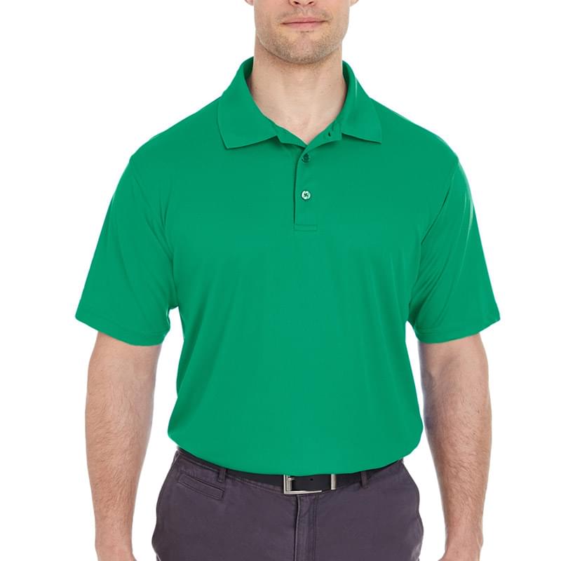 Printed UltraClub(R) Men's Cool & Dry Mesh Pique Polo Shirt