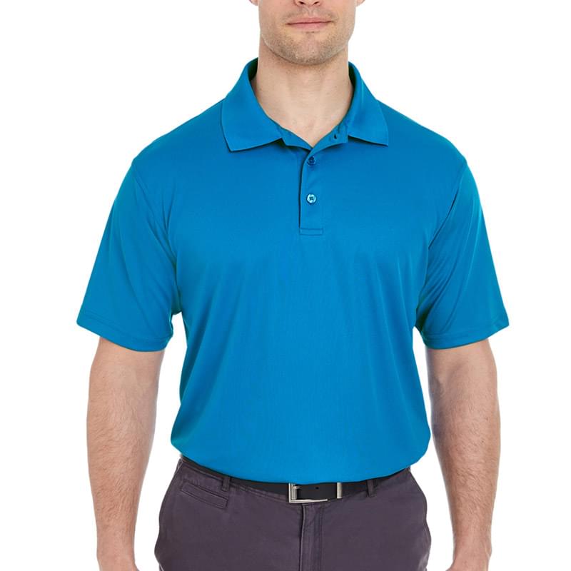 Printed UltraClub(R) Men's Cool & Dry Mesh Pique Polo Shirt