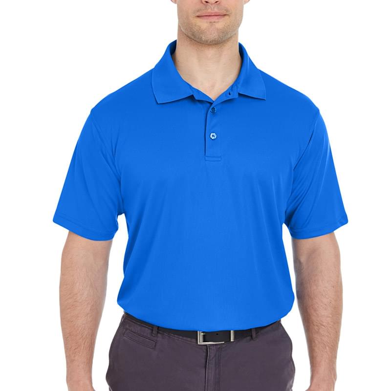 Printed UltraClub(R) Men's Cool & Dry Mesh Pique Polo Shirt