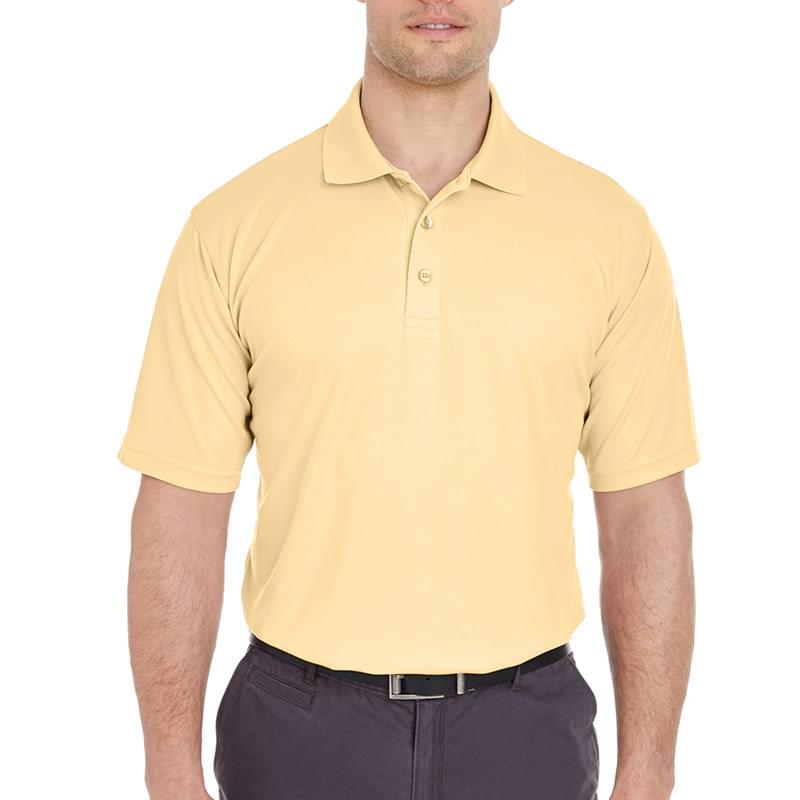 Printed UltraClub(R) Men's Cool & Dry Mesh Pique Polo Shirt