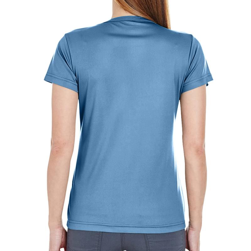 Printed UltraClub(R) Ladies' Cool & Dry Performance T-Shirt