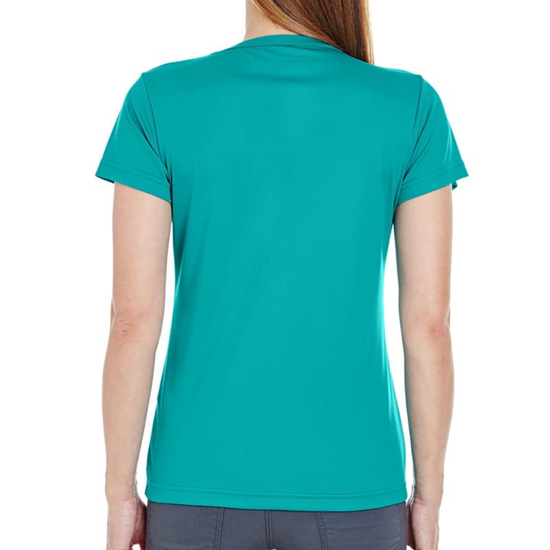 Printed UltraClub(R) Ladies' Cool & Dry Performance T-Shirt