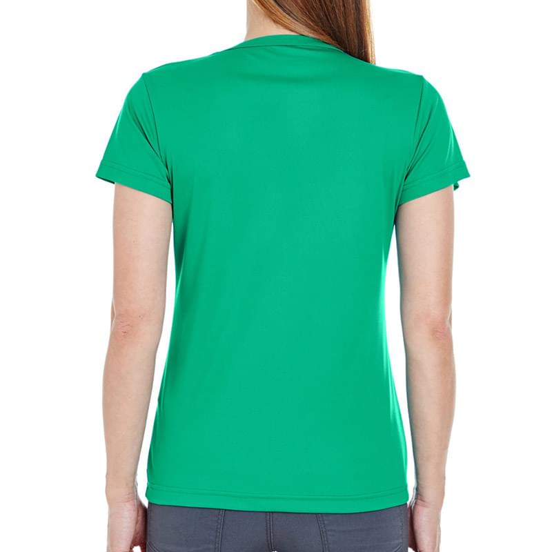 Printed UltraClub(R) Ladies' Cool & Dry Performance T-Shirt