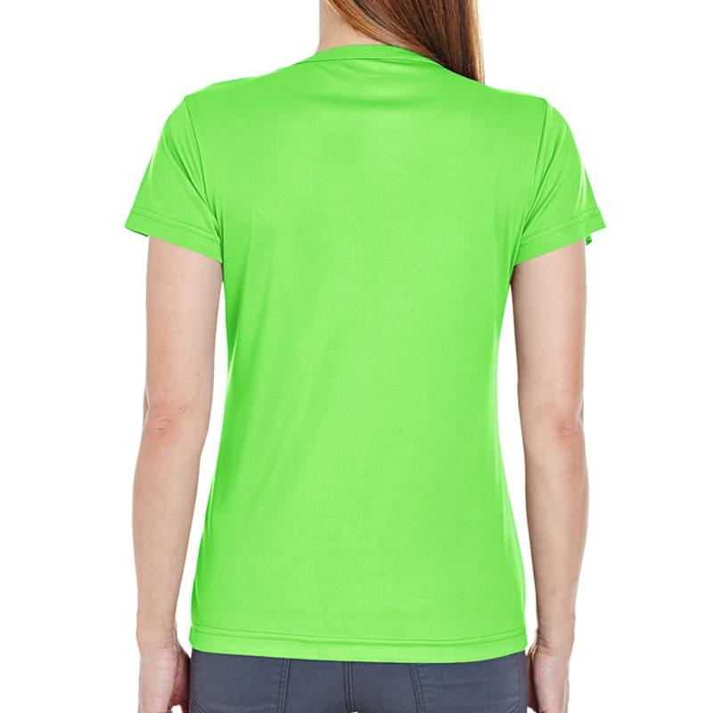 Printed UltraClub(R) Ladies' Cool & Dry Performance T-Shirt