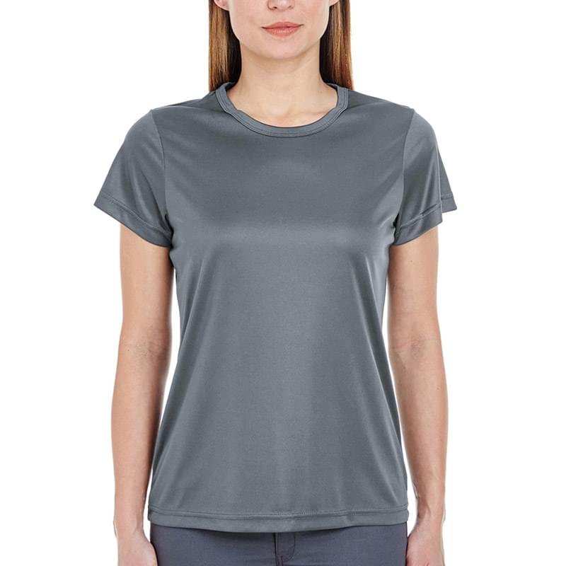 Printed UltraClub(R) Ladies' Cool & Dry Performance T-Shirt