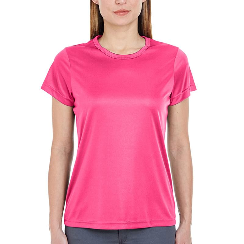 Printed UltraClub(R) Ladies' Cool & Dry Performance T-Shirt