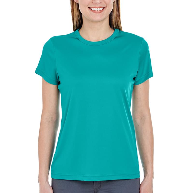 Printed UltraClub(R) Ladies' Cool & Dry Performance T-Shirt