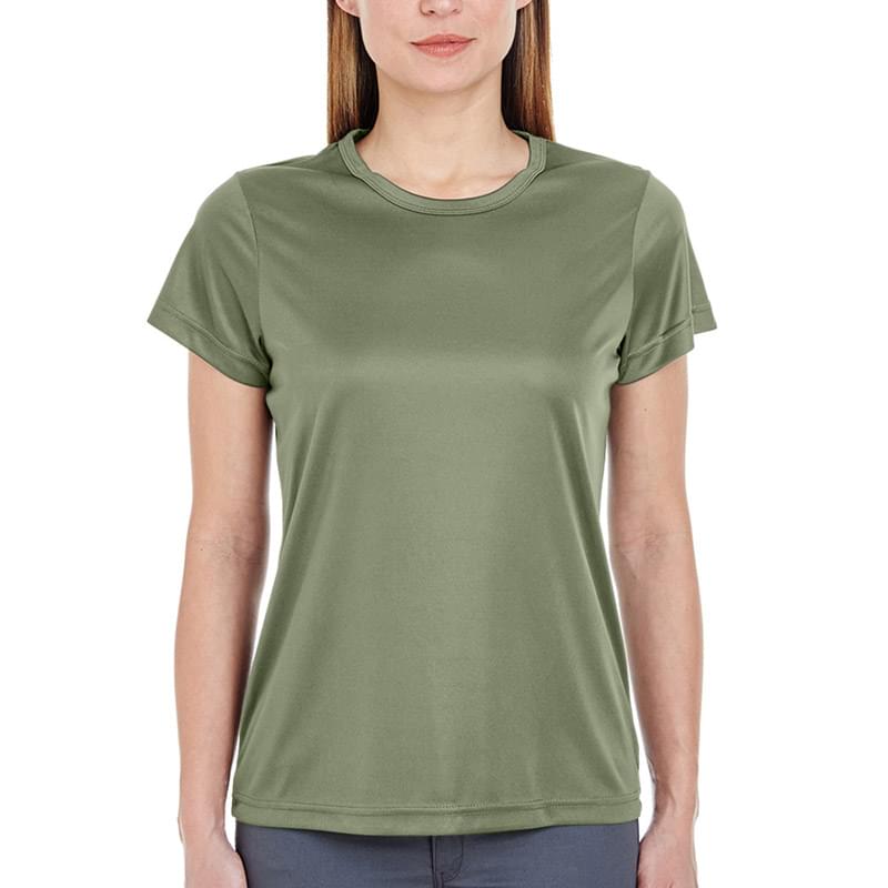Printed UltraClub(R) Ladies' Cool & Dry Performance T-Shirt