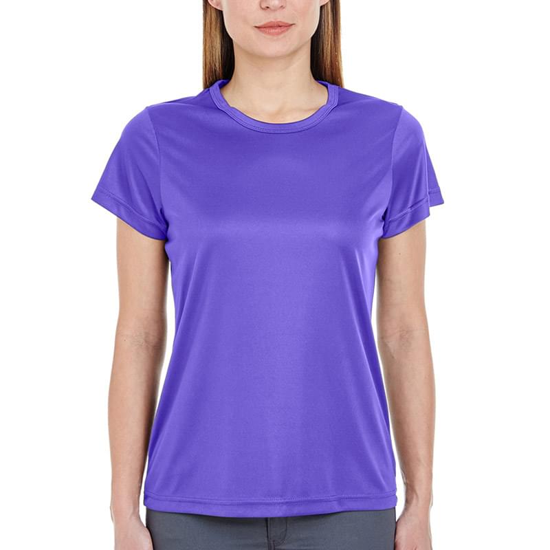 Printed UltraClub(R) Ladies' Cool & Dry Performance T-Shirt