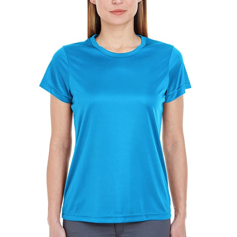 Printed UltraClub(R) Ladies' Cool & Dry Performance T-Shirt