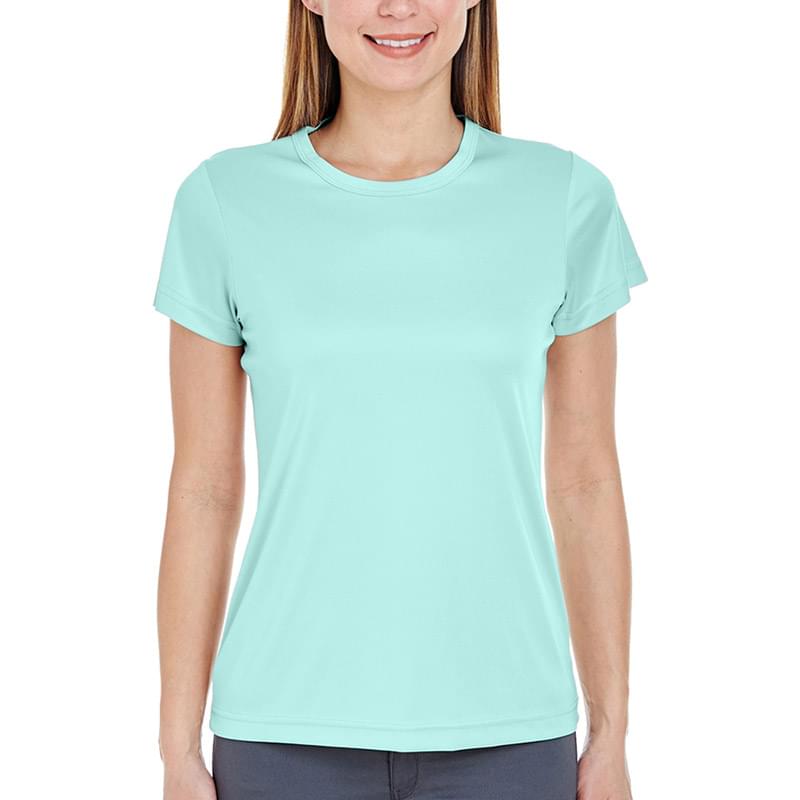 Printed UltraClub(R) Ladies' Cool & Dry Performance T-Shirt