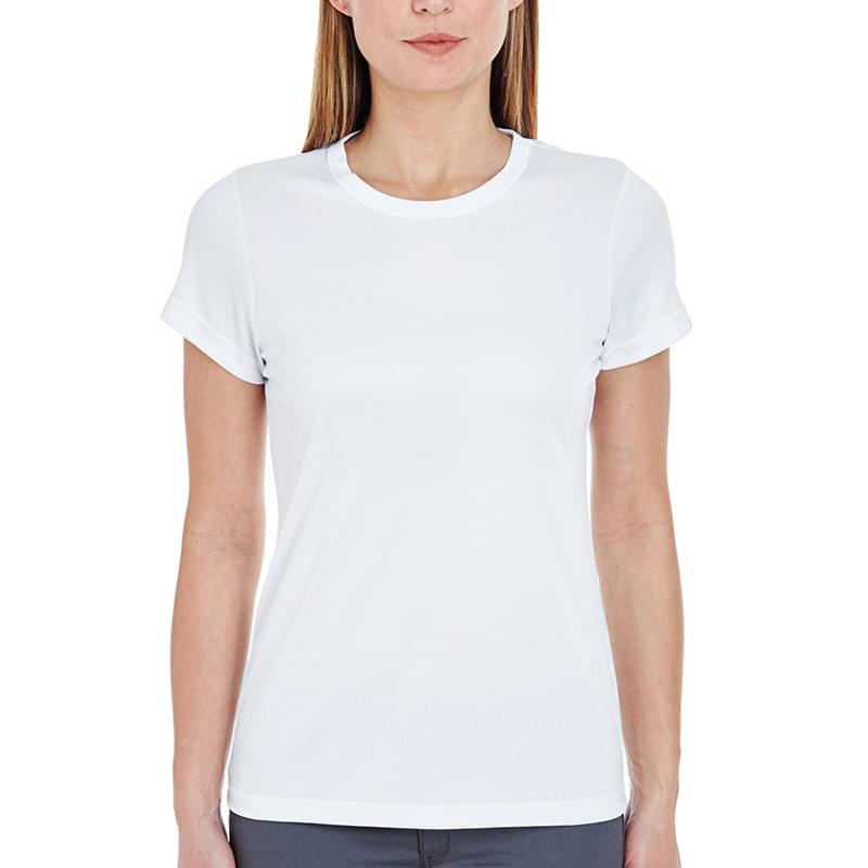 Printed UltraClub(R) Ladies' Cool & Dry Performance T-Shirt