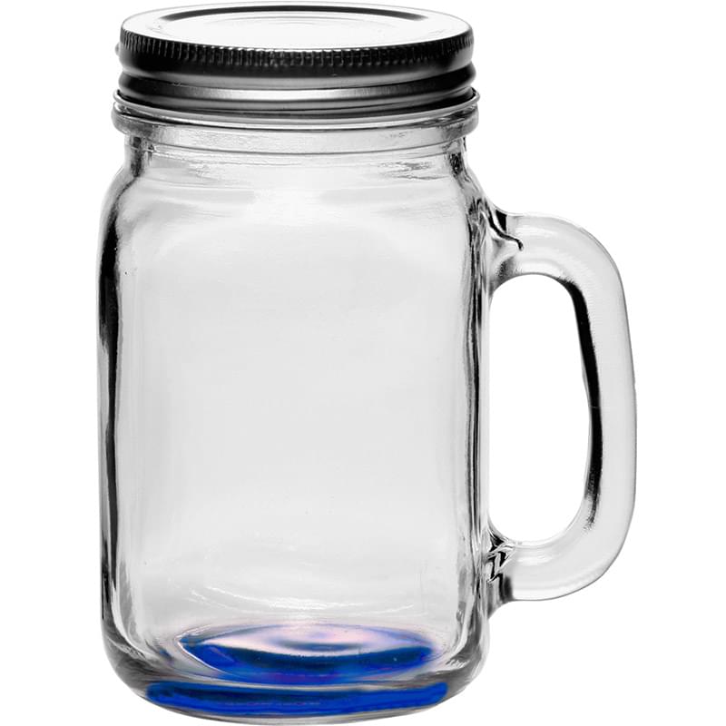 16 oz. Libbey(R) Handle Mason Jars with Lids