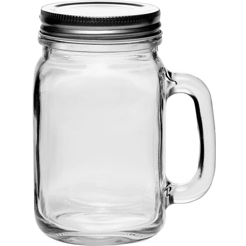 16 oz. Libbey(R) Handle Mason Jars with Lids