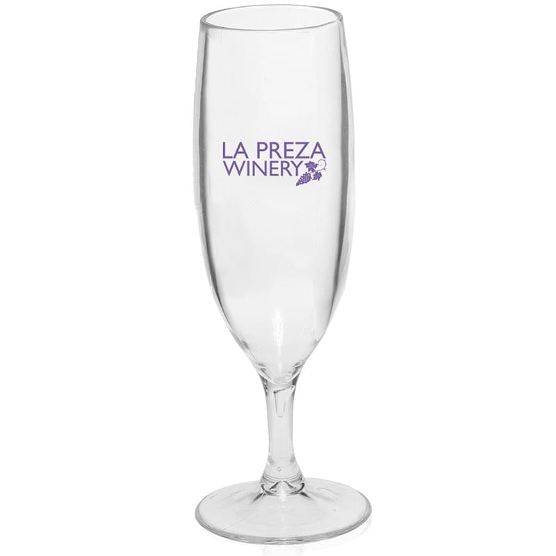 6.7 oz. Plastic Champagne Flutes