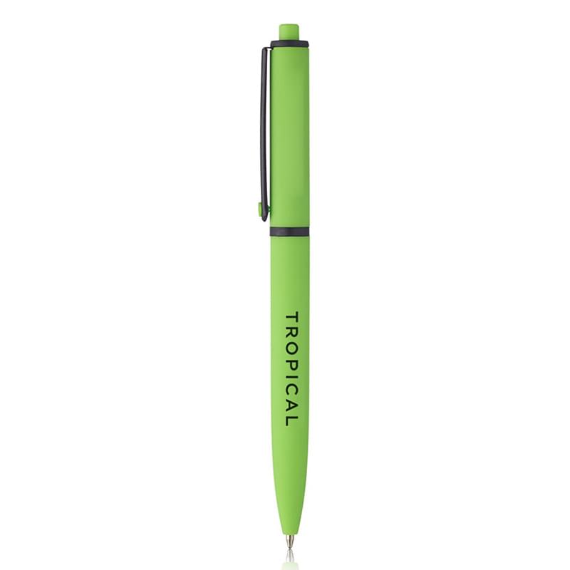 Solid Rubber Coated Plastic Ballpoint Pens | Albrechtco.com