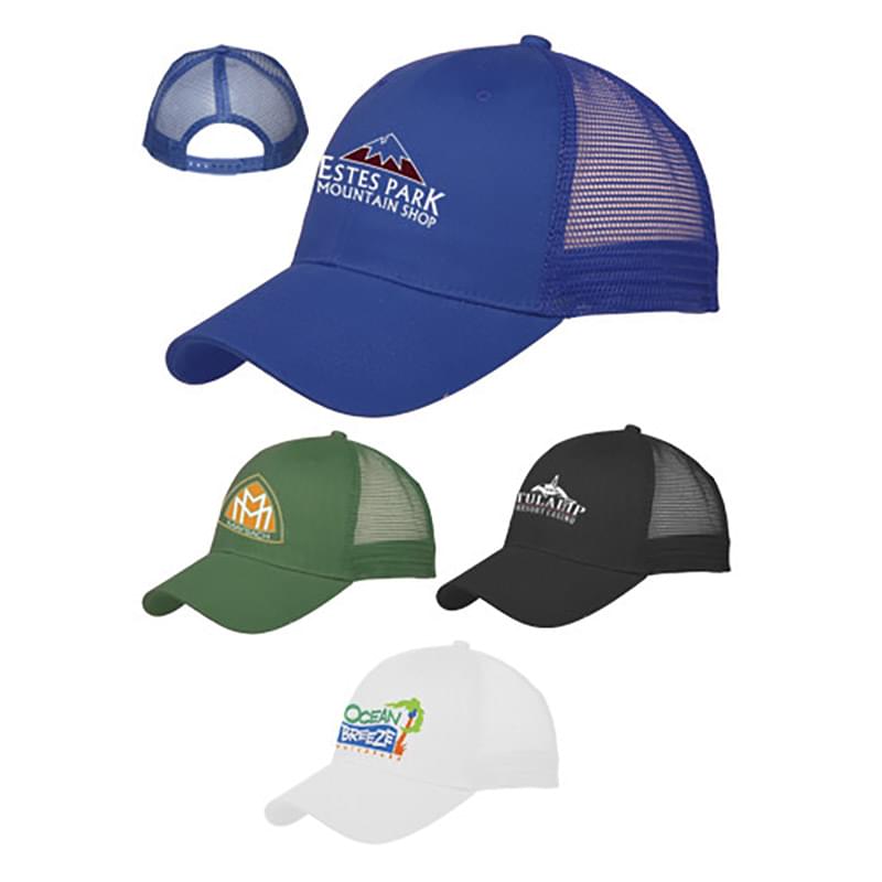 Cotton Front Mesh Caps