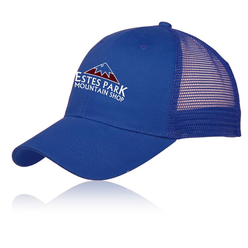 Cotton Front Mesh Caps