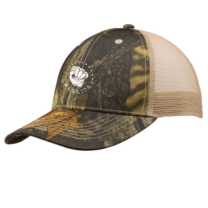 Woodland Camo Mesh Trucker Hat