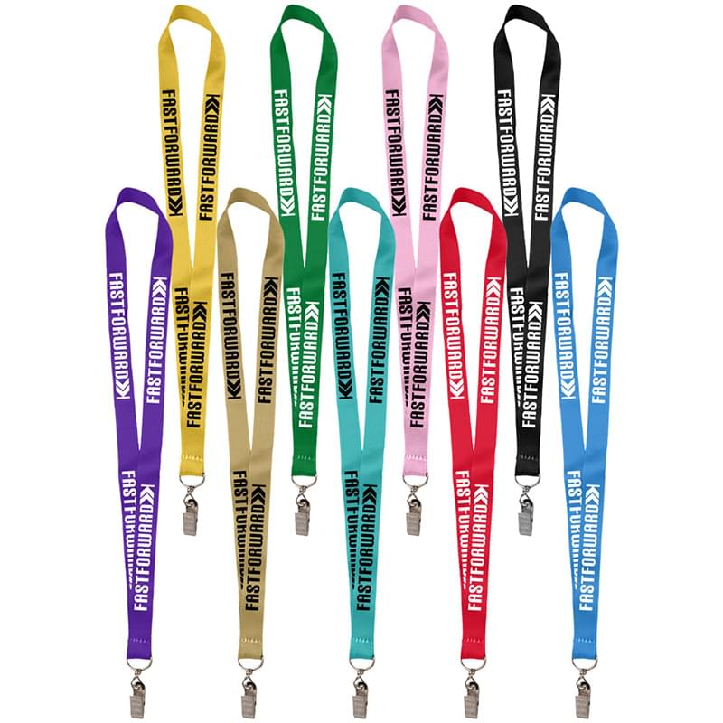 0.75" USA Made Dye Sublimation Lanyards