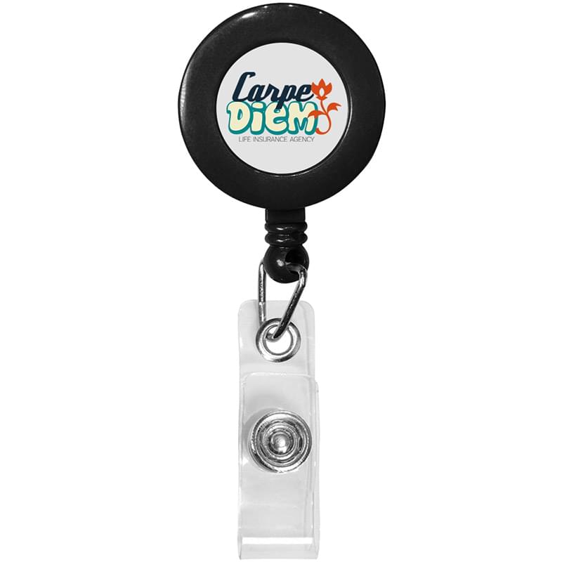 Retractable Badge Reel with Rotating Bulldog Clip