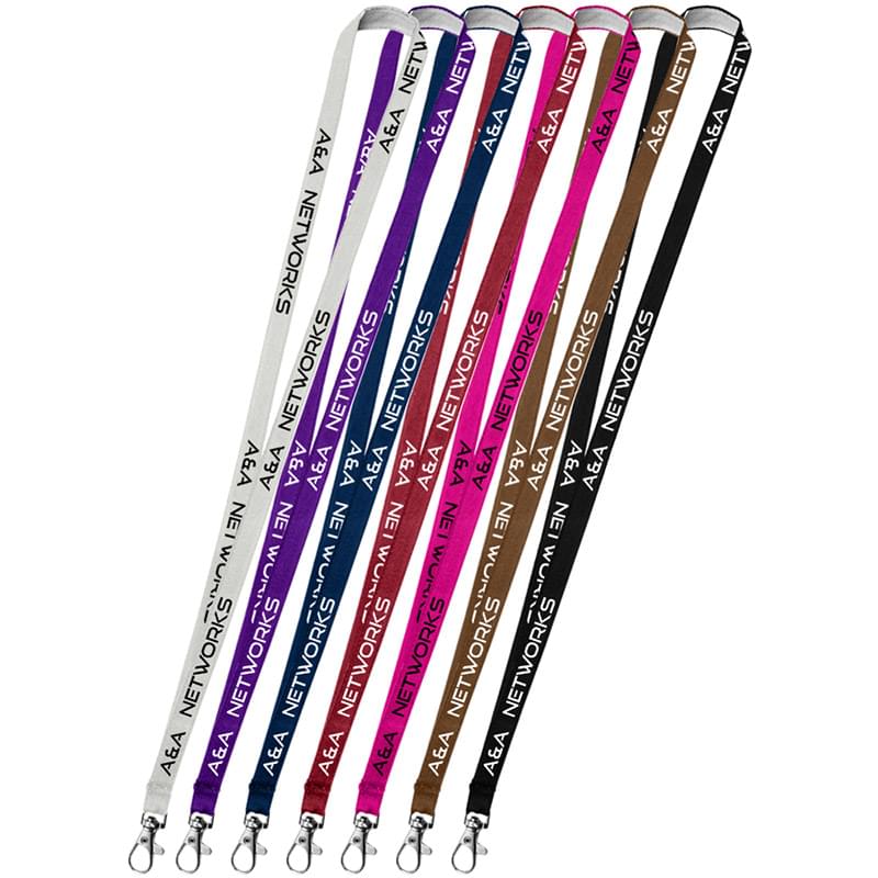 0.50" Polyester Silkscreen Lanyard