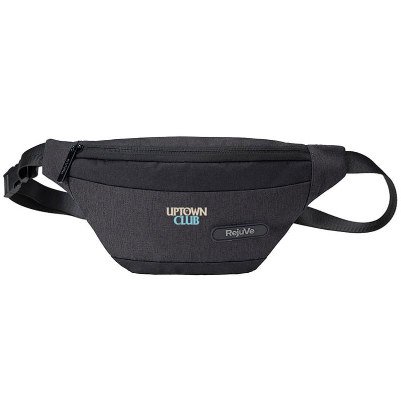 RejuVe® Recycled MILANO Modern Two-Tone Waist Fanny Pack
