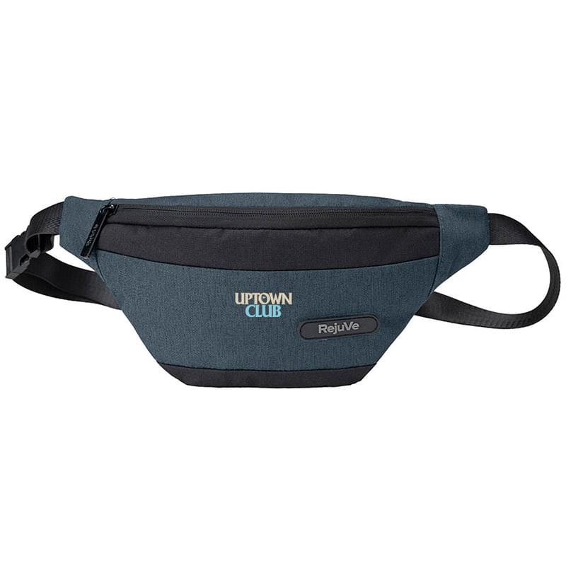 RejuVe® Recycled MILANO Modern Two-Tone Waist Fanny Pack