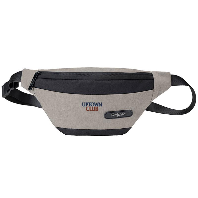 RejuVe® Recycled MILANO Modern Two-Tone Waist Fanny Pack