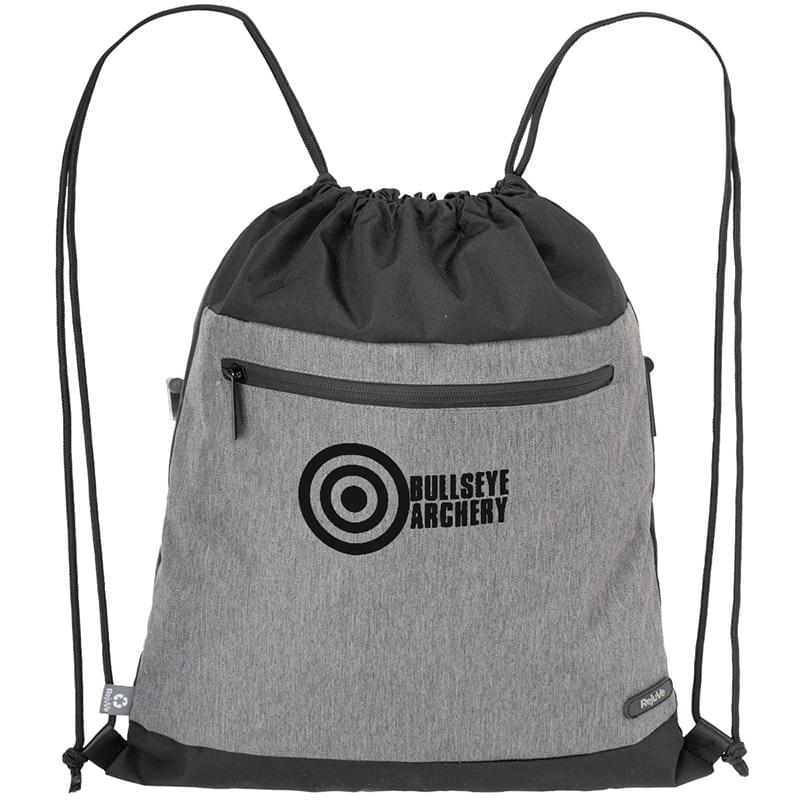 RejuVe MILANO Recycled Heather Drawstring Bag