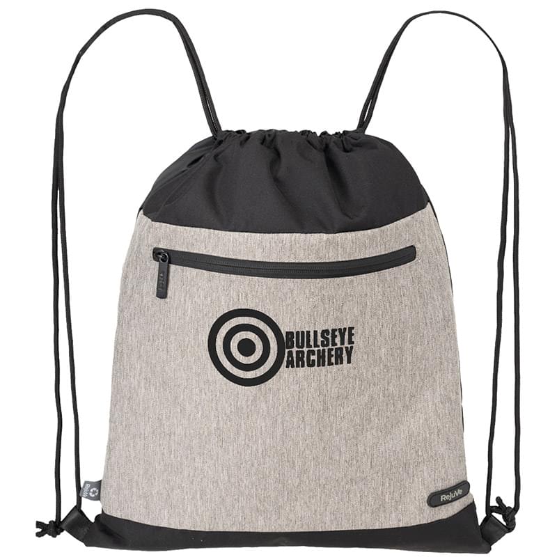 RejuVe MILANO Recycled Heather Drawstring Bag